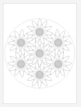 Flower Mandala Coloring Page