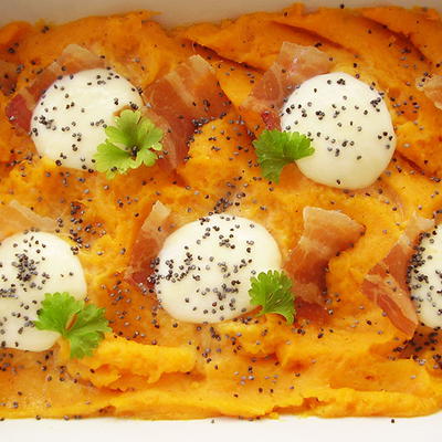 Savory Sweet Potato Cheesy Casserole