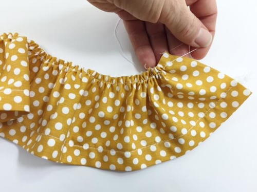 How to Make Ruffles and Sew Them On