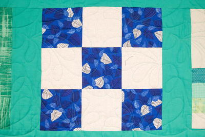 Nine Patch Quilt Block Pattern