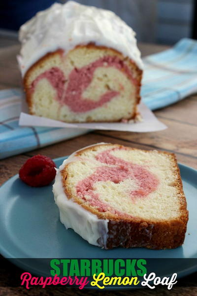 Copycat Starbucks Raspberry Swirl Pound Cake 