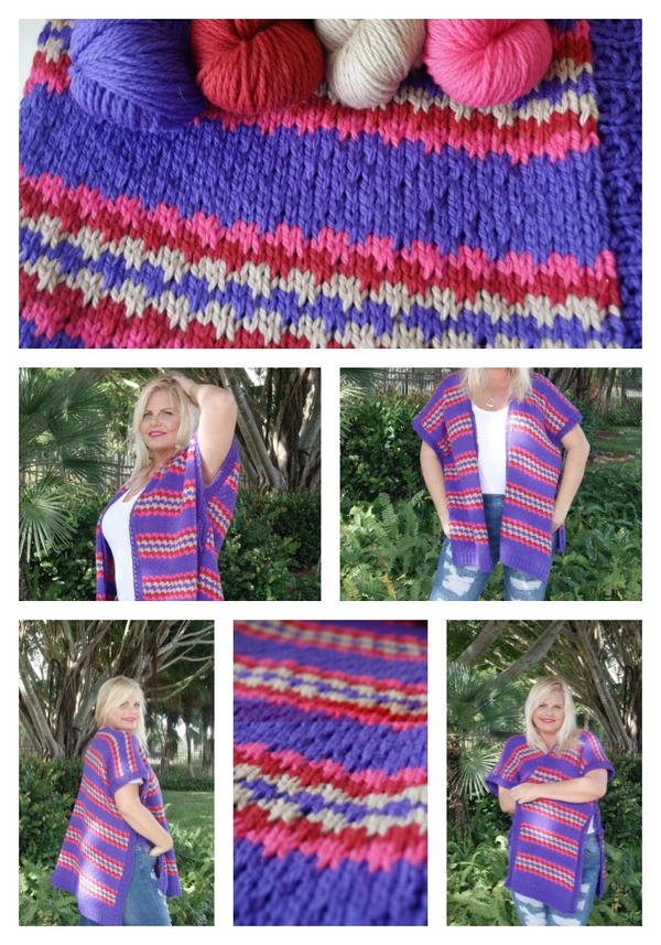 Brave & Colorful Knit Ruana