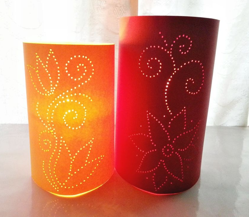 Moroccan-Style DIY Paper Luminaries | AllFreePaperCrafts.com