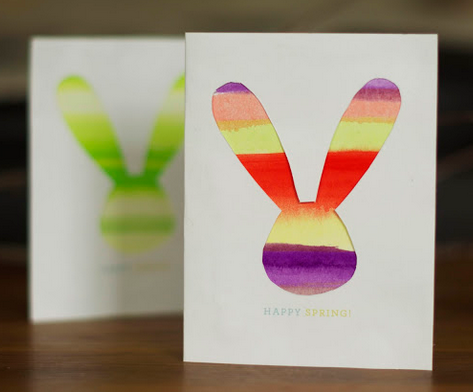 Springtime Bunny Free Printable Card