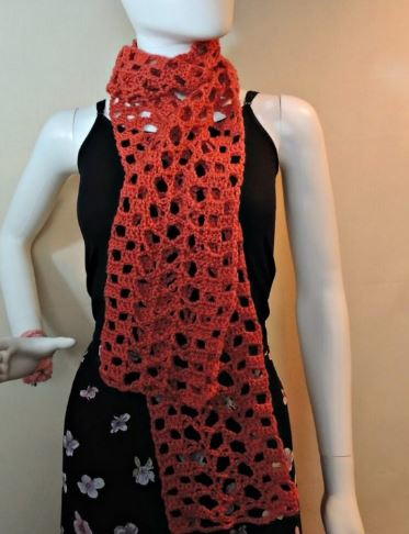 Trellis Scarf Crochet Pattern