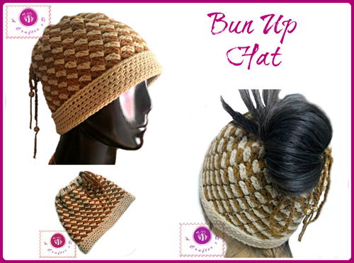 Bun Up Crochet Ponytail Hat  AllFreeCrochet.com