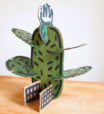 Build-A-Cactus Cardboard Craft