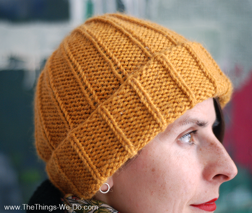 Basic Mustard Beanie