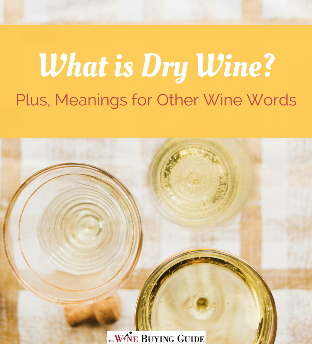 What is Dry Wine? Plus Meanings for 5 Other Wine Words