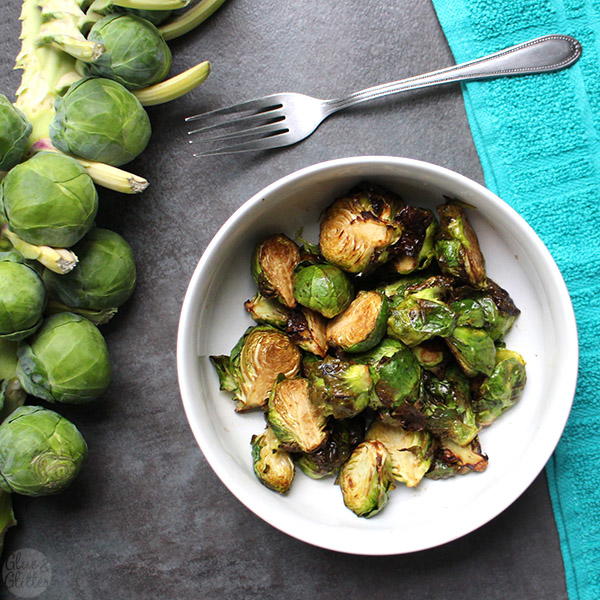 Crispy Air Fried Brussels Sprouts