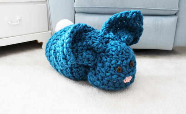 Jumbo Crochet Amigurumi Bunny | AllFreeCrochet.com