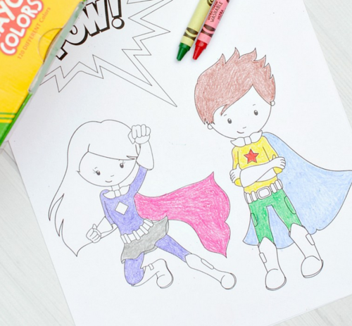 Free Superhero Printable Coloring Pages | AllFreePaperCrafts.com Free Superhero Printable Coloring Pages | AllFreePaperCrafts.com