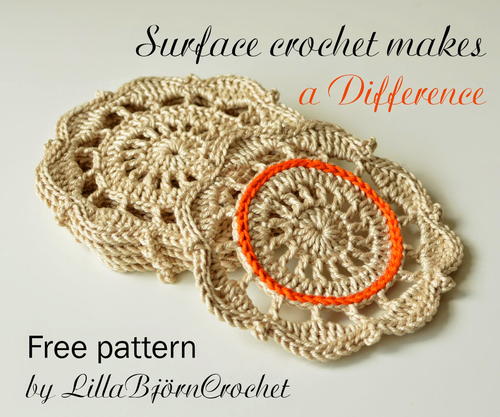 Delicate Surface Crochet Coasters
