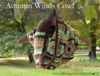 Autumn Winds Crochet Cowl