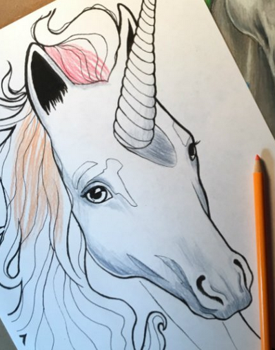 Free Unicorn Printable Coloring Page