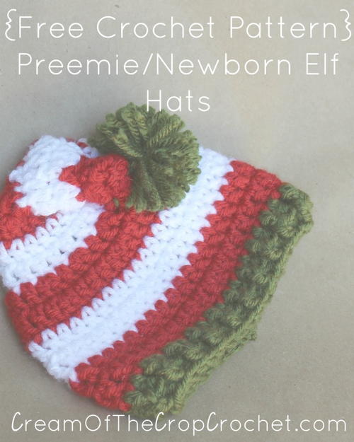 Preemie/Newborn Elf Hat