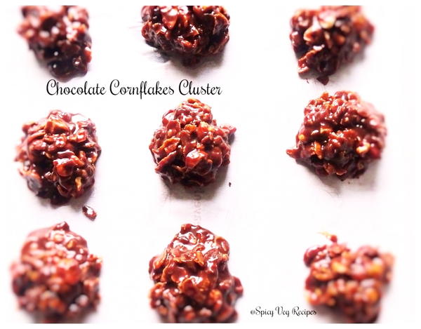 Nutty Chocolate Cornflakes Cluster Recipe
