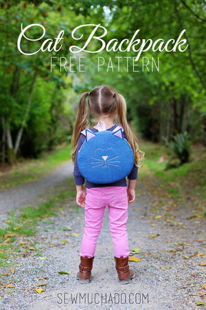 Cat Backpack Free Pattern