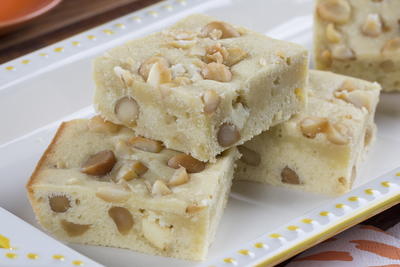 White Macadamia Nut Brownies