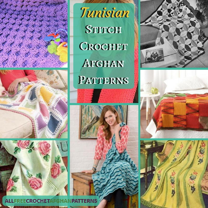 tunisian crochet afghan patterns free
