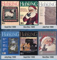 1989-2000 Issues of Rug Hooking Magazine