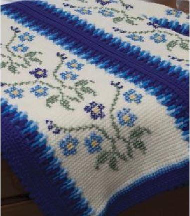 free pattern for tunisian crochet afghan