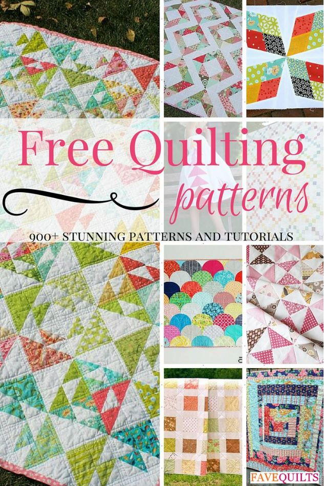 900+ Free Quilting Patterns
