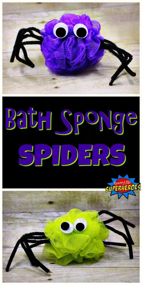 Bath Sponge Spiders