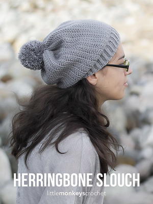 Herringbone Stitch Crochet Slouch