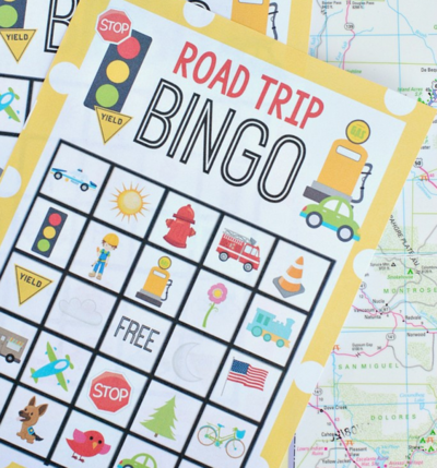 Road Trip Printable Bingo Cards
