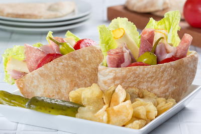 Italian Hoagie Pitas