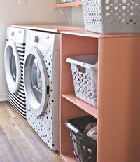 Quick and Easy DIY Laundry Room Shelf