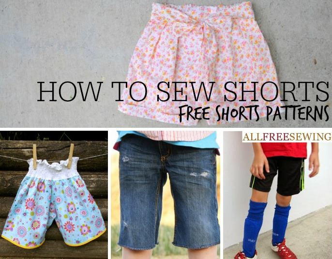 How to Sew Shorts: 40+ Free Shorts Patterns | AllFreeSewing.com