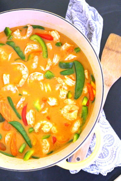 Thai Red Curry With Shrimp
