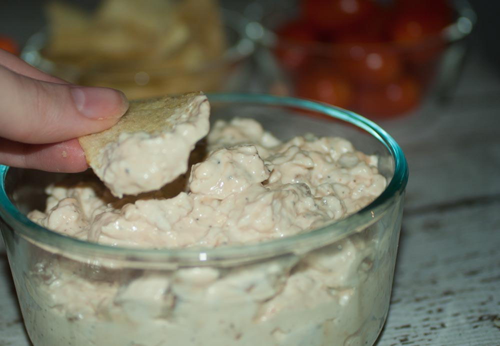 Skinny Onion Dip | FaveGlutenFreeRecipes.com