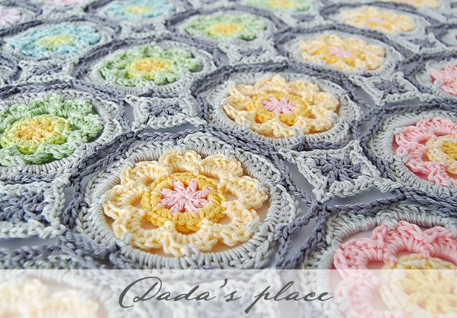 How to Crochet a Granny Square with a Circle Center - Wise Craft