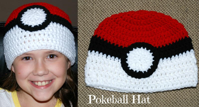Pokeball Hat | AllFreeCrochet.com