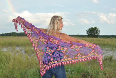 Majestic Skies Crochet Shawl Pattern