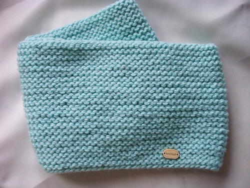 Ocean Top Knitted Baby Cowl
