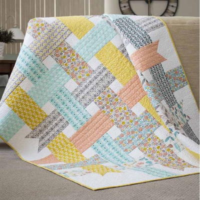 Nordic Ribbons Baby Quilt Pattern