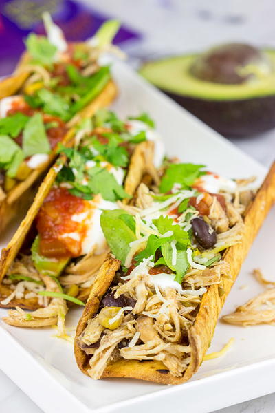 Slow Cooker Southwestern Chicken Tacos