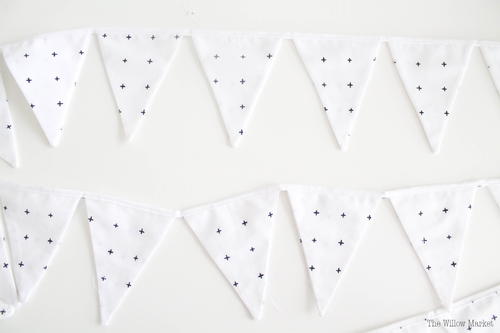 How to Sew a Triangle Garland