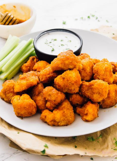 Vegan Cauliflower Buffalo Wings