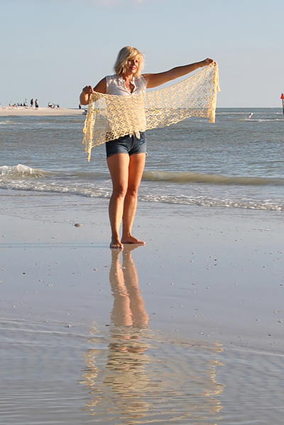 Sunny Isles Crochet Shawl