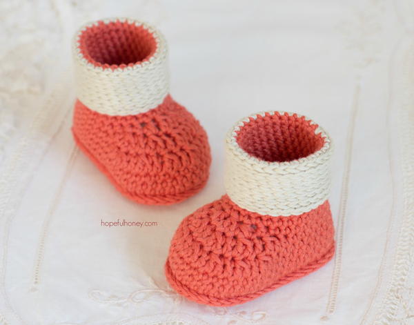 Autumn Blaze Baby Booties