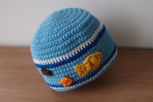 crochet fish hat