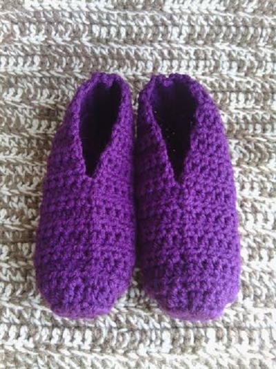 Crochet Men's Slippers Free Pattern, Everyday Slippers - Crochet Dreamz
