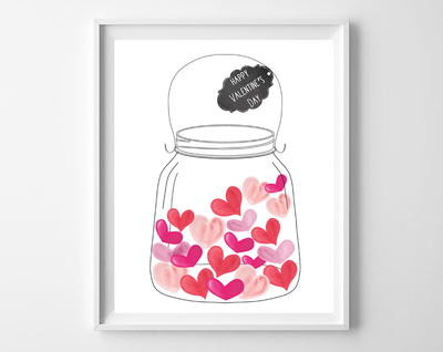 Jar of Hearts Printable Art