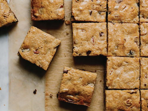 Browned-Butter Date Blondies