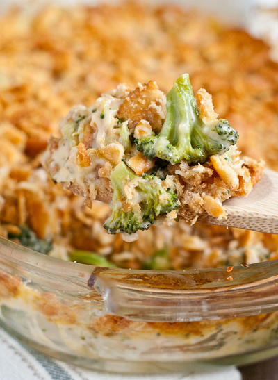 Roasted Broccoli Cheese Casserole